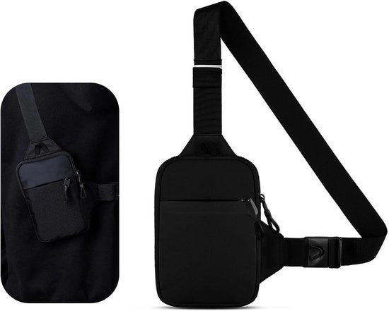 Borsa a tracolla Premium - Borsa a tracolla con spalla per viaggiatori - Borsa da viaggio per uso quotidiano - Borsa per uomo, donna, bambina, ragazzo