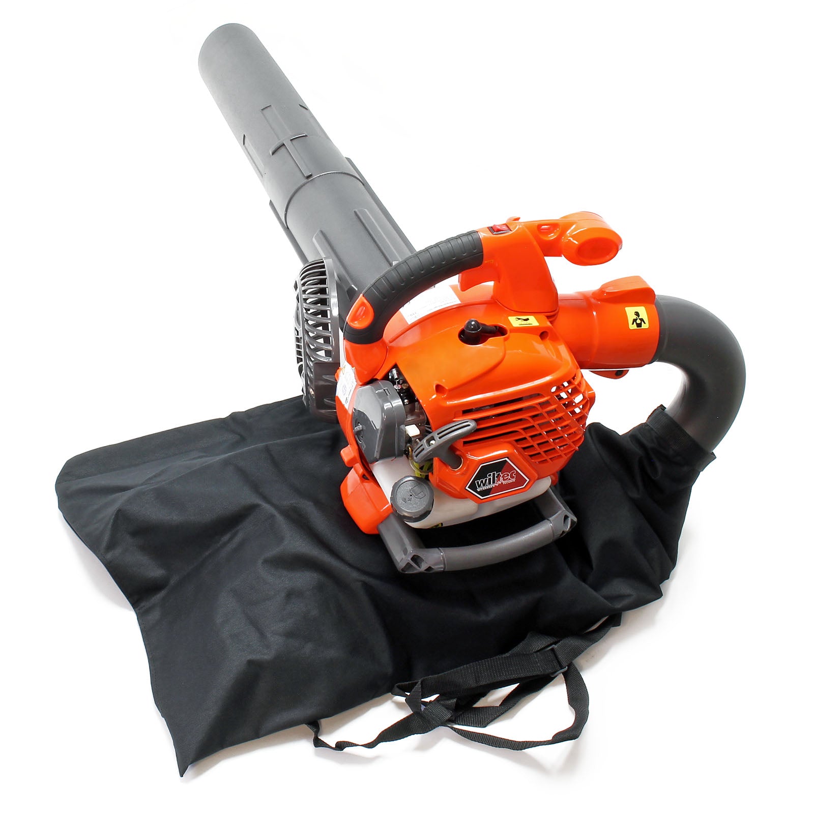 Aspirafoglie, Soffiatore foglie & tritafoglie 3in1 a benzina 1 CV 26 ccm Sacco di raccolta da 50 l