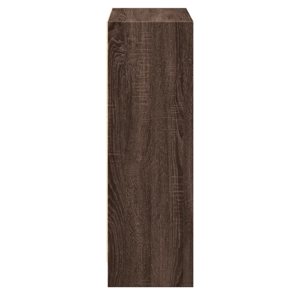 Libreria Rovere Marrone 60x24x76 cm in Legno Multistrato 815086