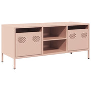 Mobile TV | Armadietto TV | Mobile Porta TV Rosa 101,5x39x43,5 cm in Acciaio Laminato a Freddo