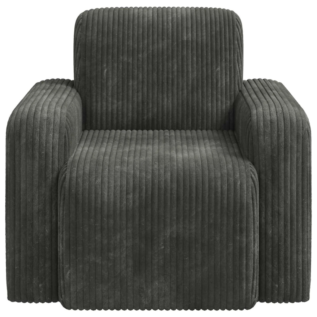 Poltrona Antracite corduroy 42042443