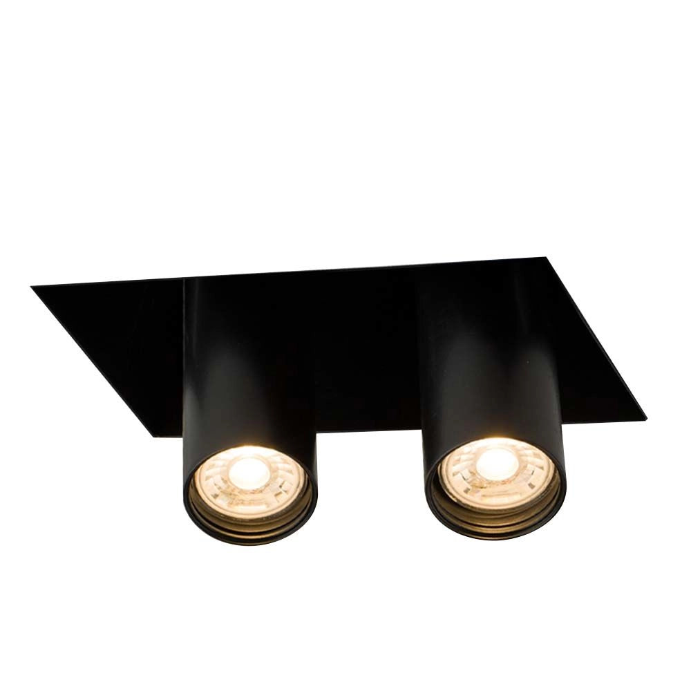 Shilo Yamato 7802 incasso nero rettangolare 2xGU10 orientabile