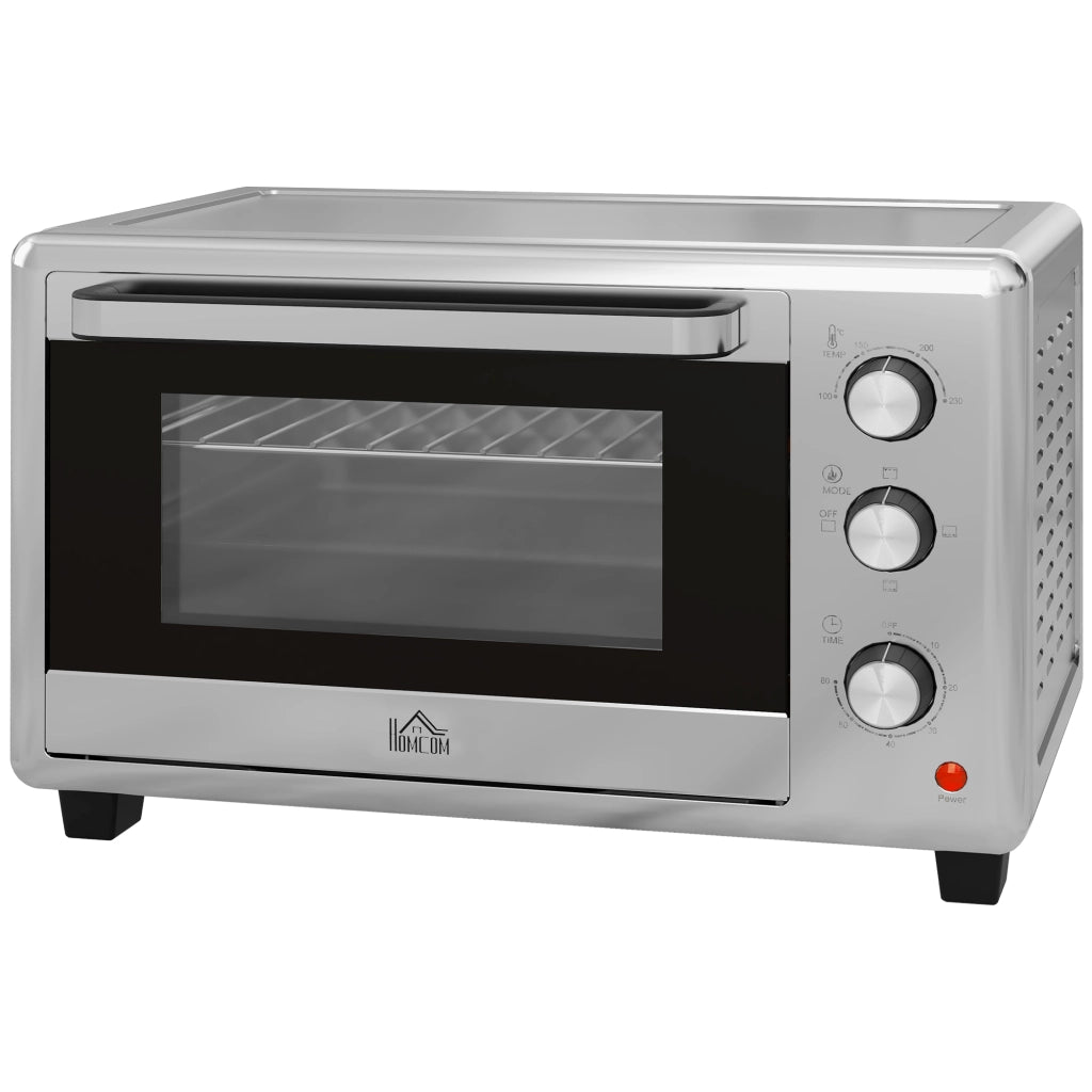 Forno Elettrico 30L ¨C zephmum ¨C Argento 1600W Timer 3 Funzioni