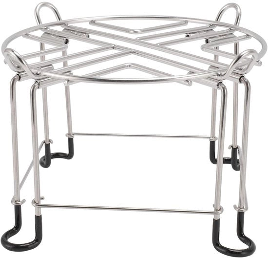Supporto per filtro acqua portatile - Acciaio inossidabile - 15 cm di altezza - 23 cm di diametro - Pedane rimovibili - Ideale per filtri Berkey - Osservatorio per filtro acqua
