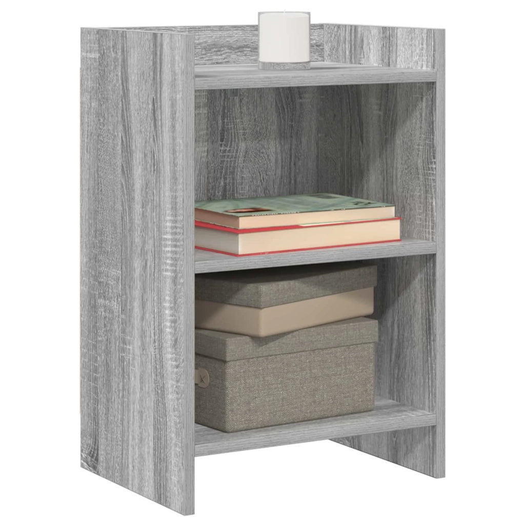 Comodini 2 pz Sonoma grigio 40 x 30 x 60 cm 8011006