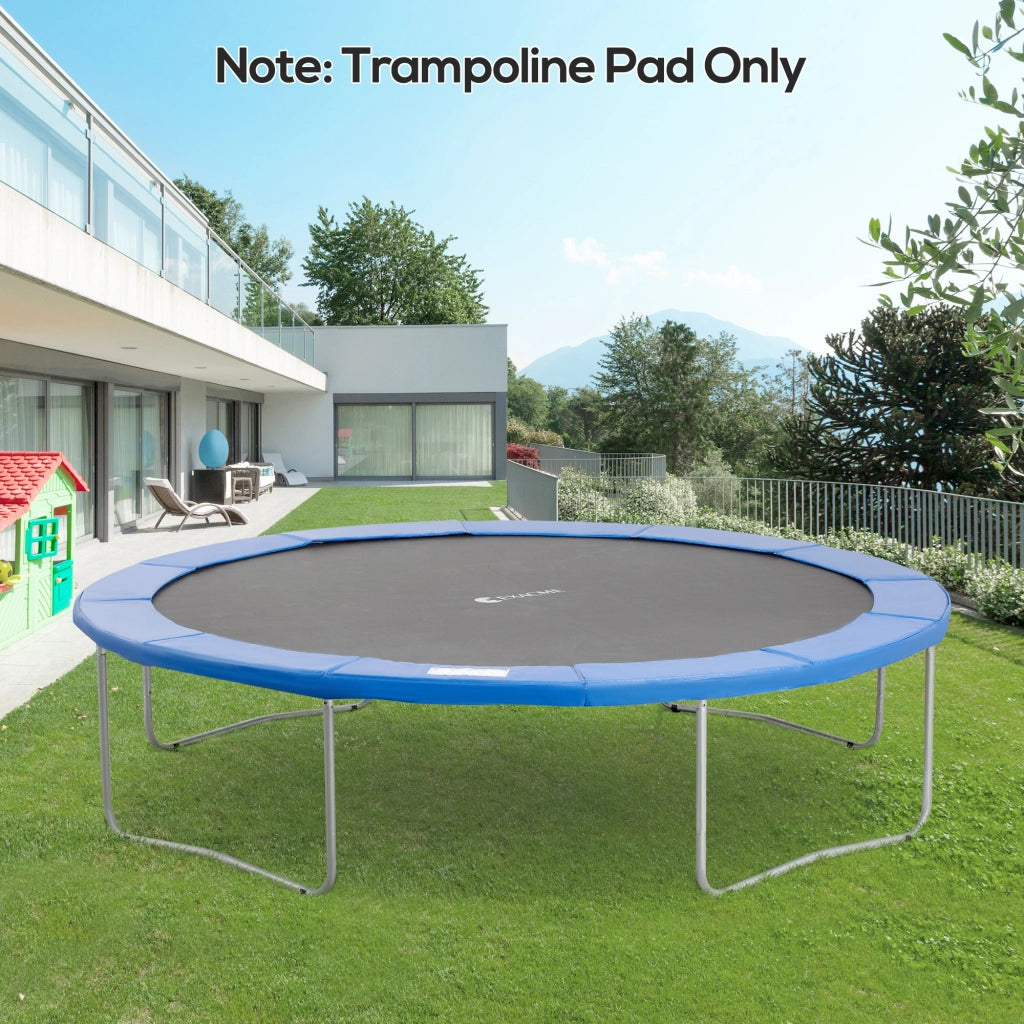 Cuscino di protezione per trampolino 366 cm UV resistente anti strappo blu ¨C zephmum