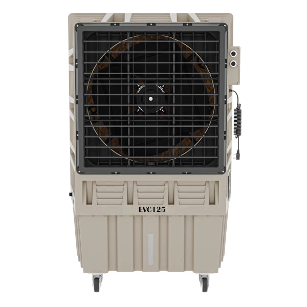 KRS EVC125 Raffrescatore evaporativo portatile in plastica 12.500 mc/h  945x660x1500 130l Beige