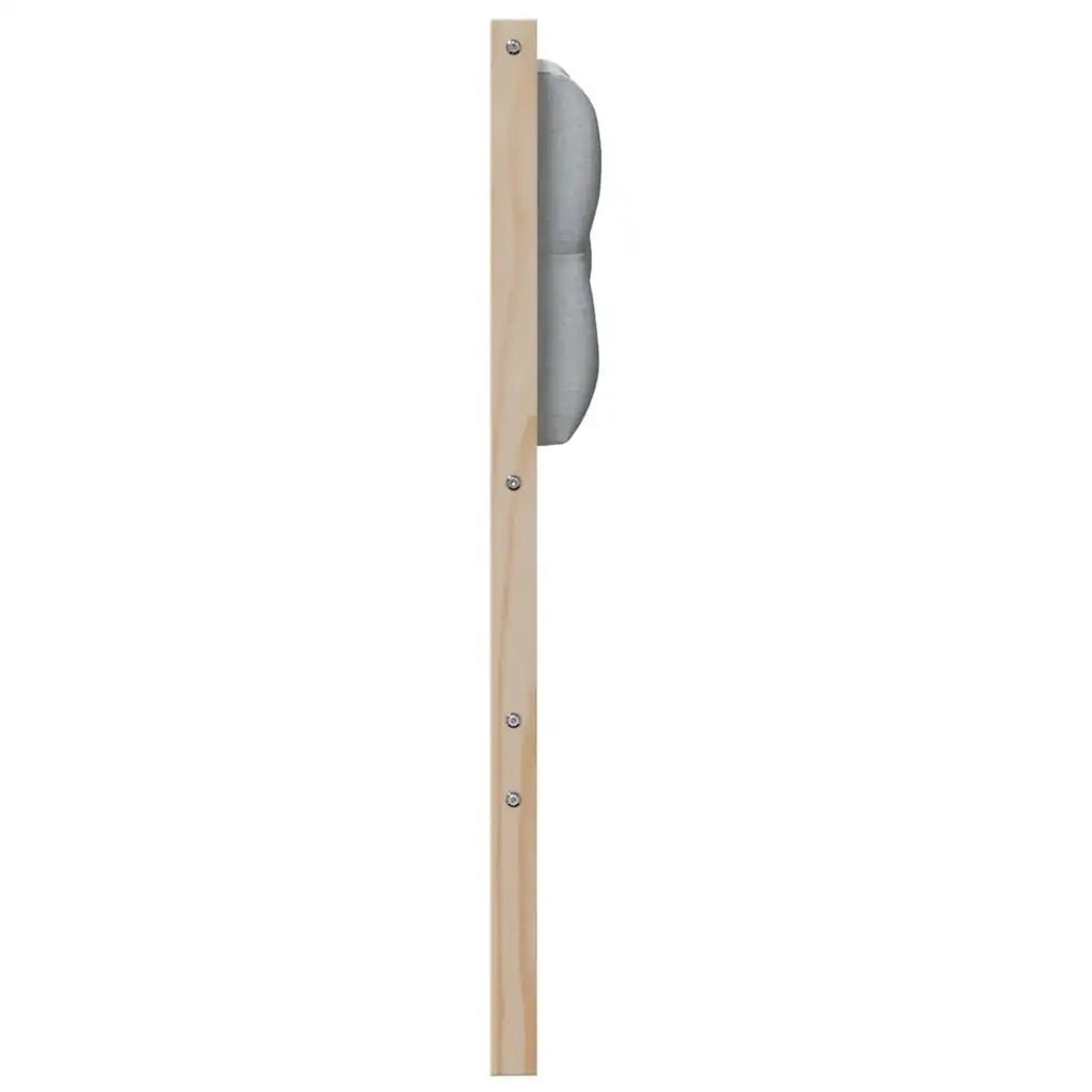 Testiera | Testata Marrone e grigio chiaro 90 cm Legno di pino massello