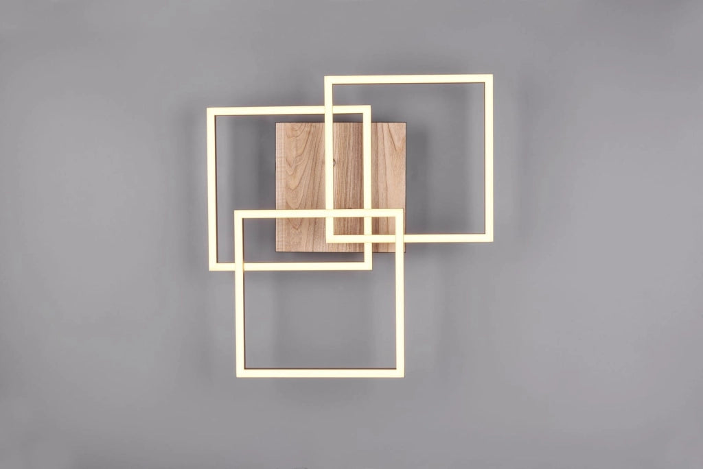 Plafoniera MOBILE legno chiaro LED 27W 2700-6000K RL