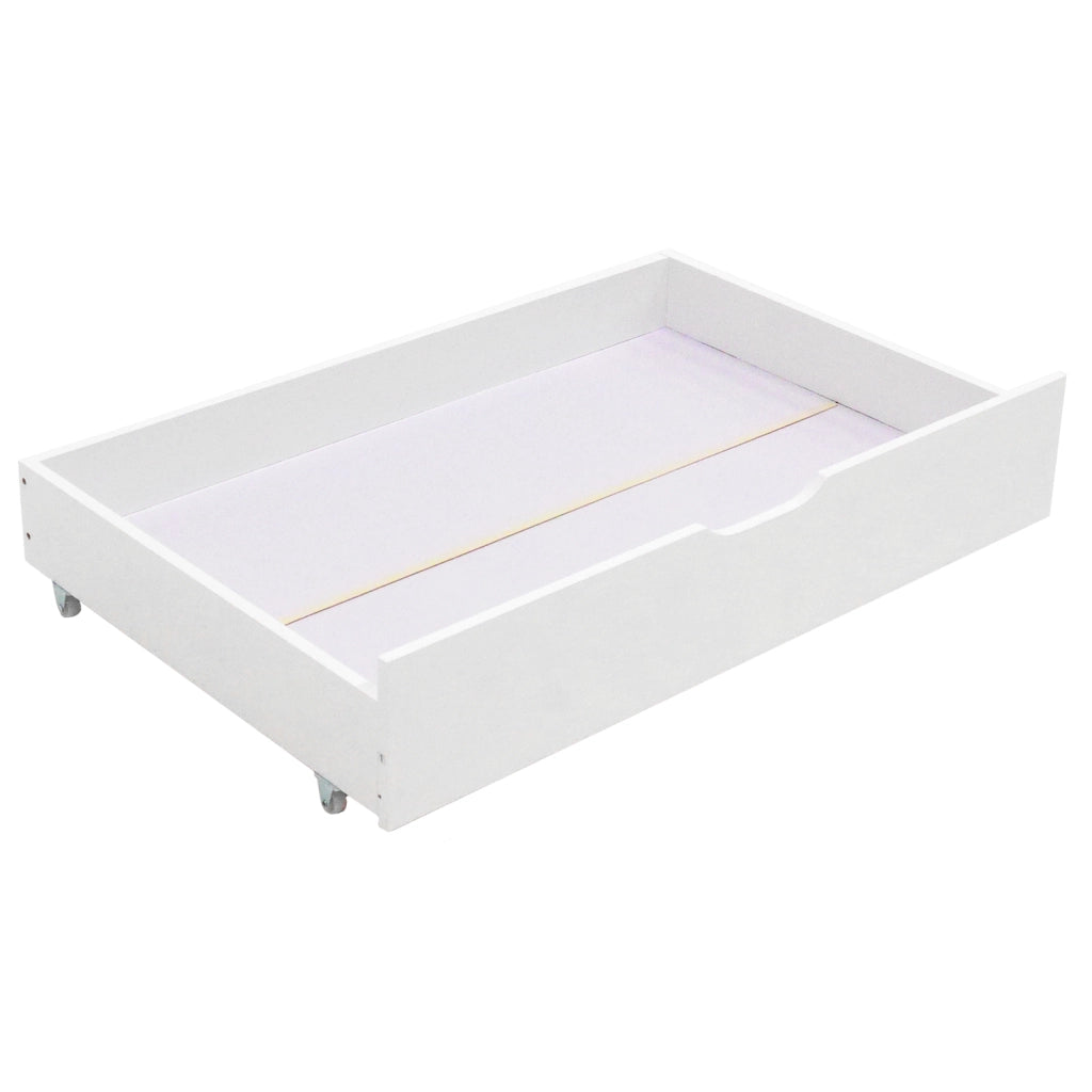 Letto per bambini 190x90cm bianco con cassetti ADAM