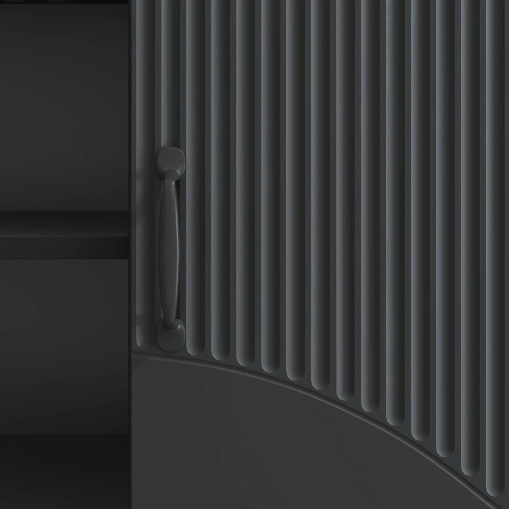 Mobile TV Nero 150 x 31 x 47 cm Legno ingegnerizzato
