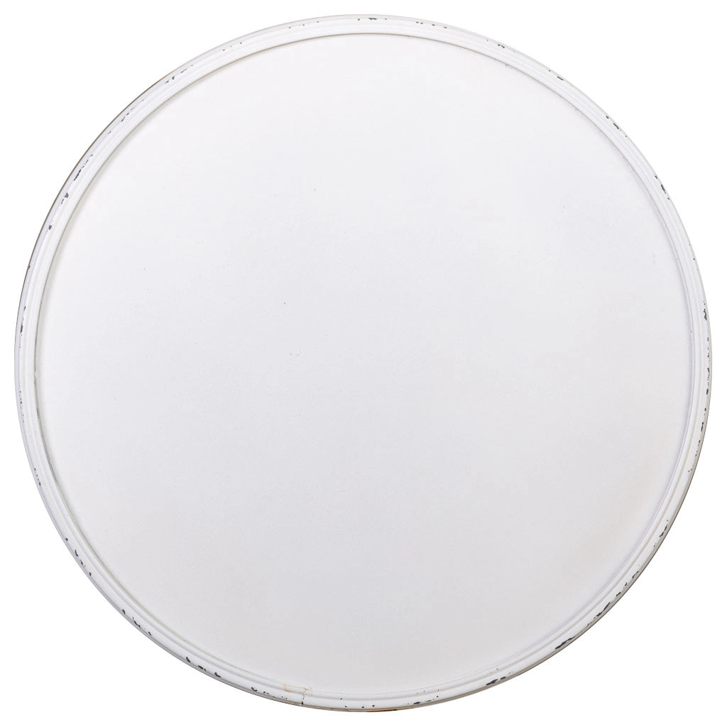 Tavolino in metallo invecchiato verde 60x38x65