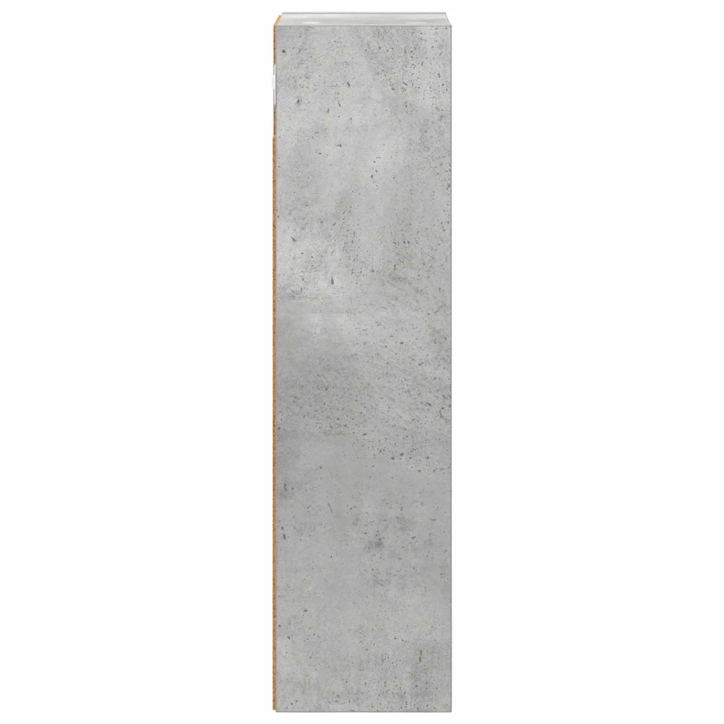 Armadio da bagno a muro Grigio Cemento 20 x 16 x 62,5 cm 889306