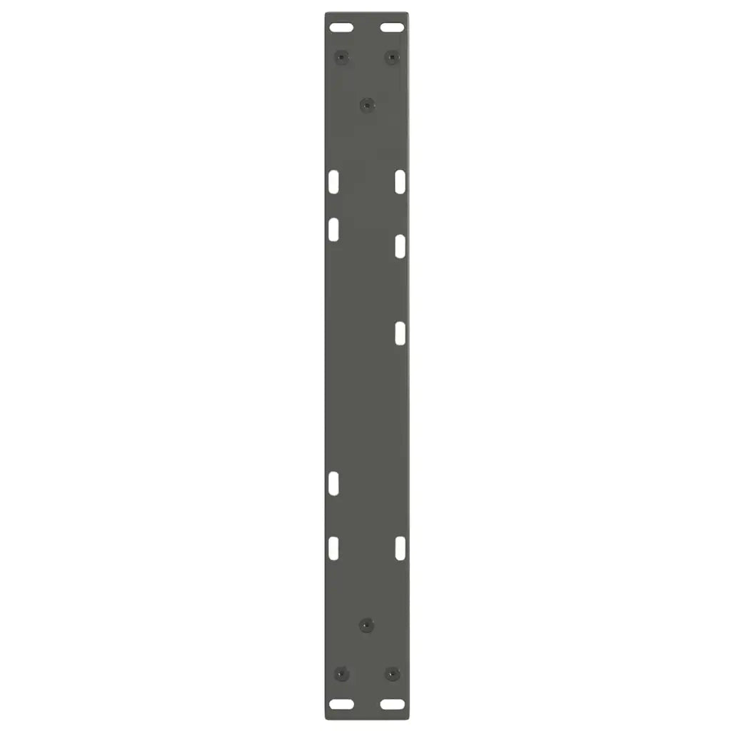 vidaXL Gambe per Tavolino da Caffè a Forma di V 2 pz Antracite 60x(30-31,3) cm Acciaio