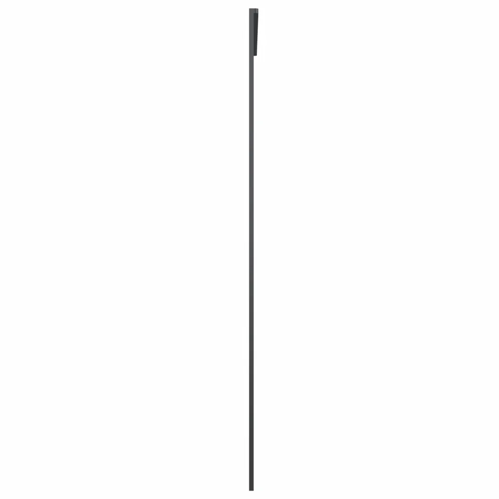 Porta Scorrevole in Vetro ESG e Alluminio 102,5x205 cm Nera 288066