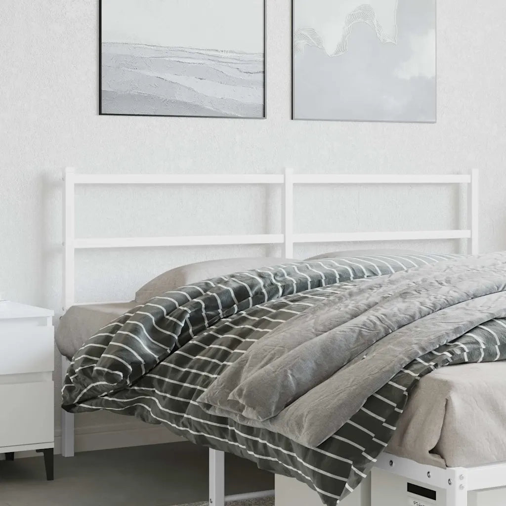 Testiera di Ricambio in Metallo Bianco 150 cm 355448