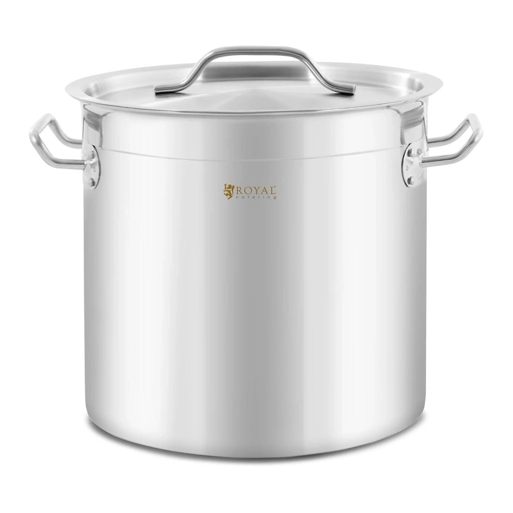 Pentola in acciaio inox da 12 litri 250 mm per piani cottura a induzione 14_0004173