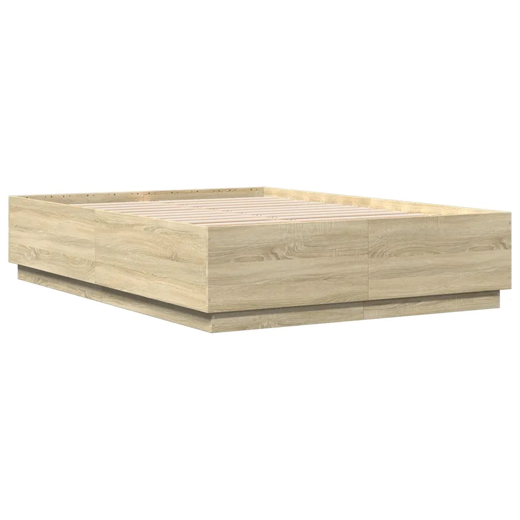 Giroletto-Struttura Letto Rovere Sonoma 120x200 cm in Legno Multistrato 148967