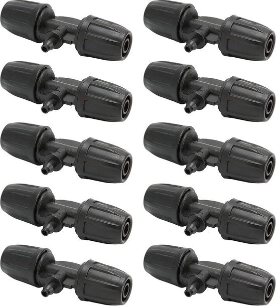 Connessioni per tubi di irrigazione per giardino - Reduzioni con cerniera - 8/11 a 4/7 dimensione.