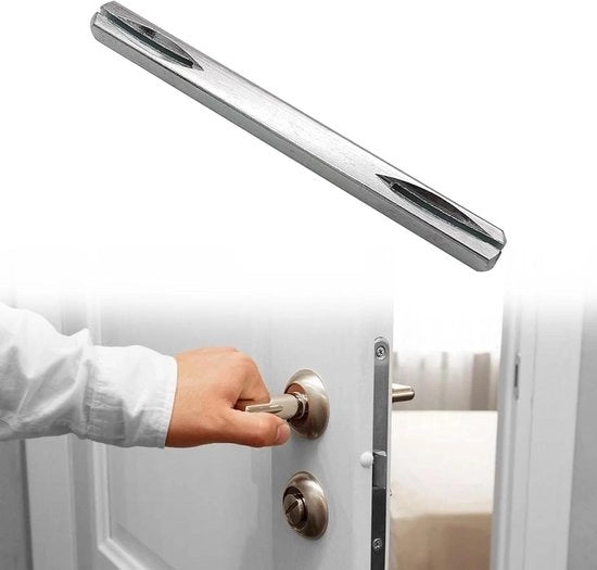 Set di fissaggio quadrato 8 x 100 mm per maniglie e porte interne