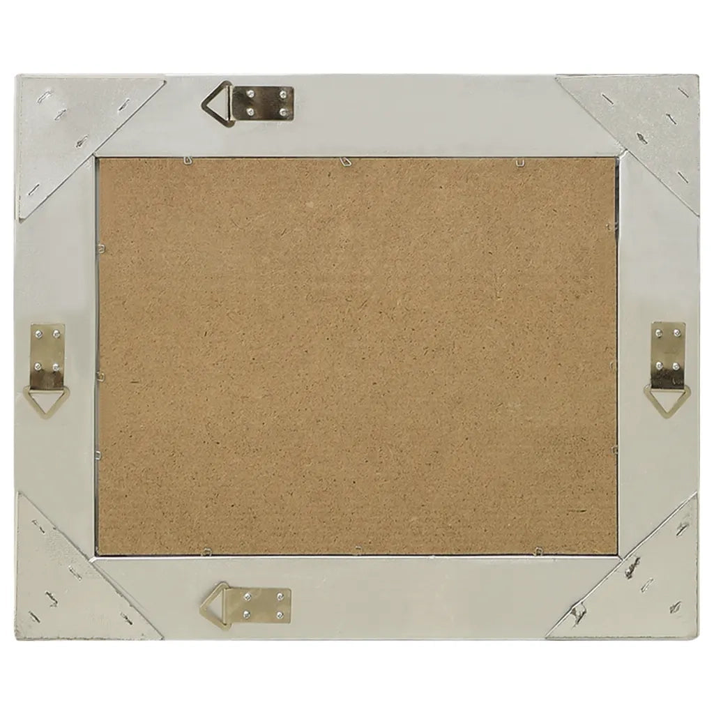 Specchio da Parete | Specchio decorativo Stile Barocco 50x40 cm Argento