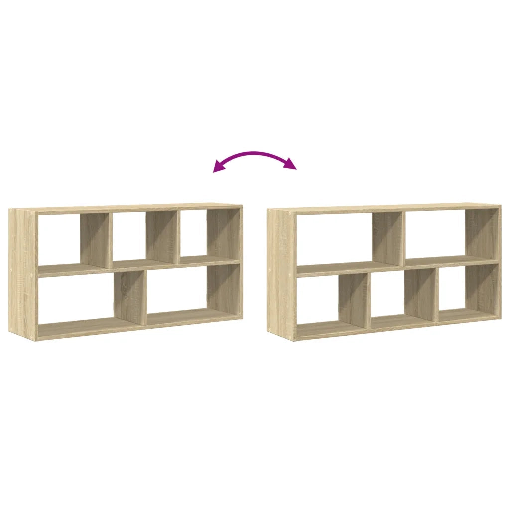 vidaXL Scaffale a Parete Rovere Sonoma 100x25x50 cm Legno Multistrato
