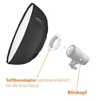 SL Beauty Dish Softbox QA105 Ø 105 cm compatibile con Profoto, sagomatore luce con griglia e diffusori, riflettore per fotografia