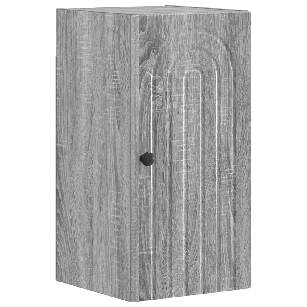 Set di Mobili da Bagno da 4 Pezzi ALKMAAR Sonoma grigio 3417915
