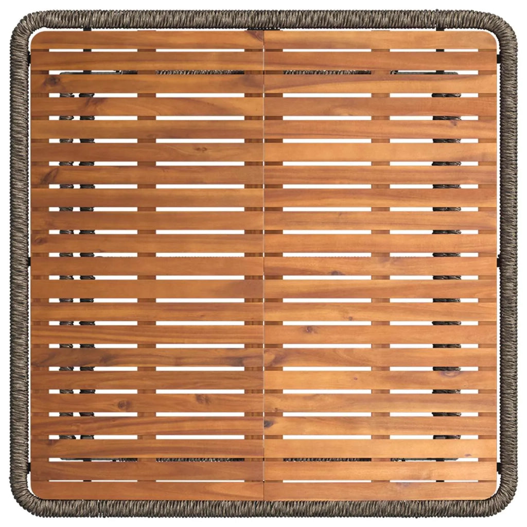 Set da Pranzo per Giardino 3 pz Grigio e Grigio Scuro 42026745