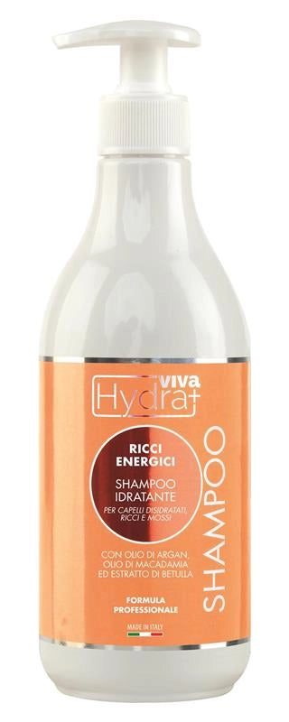 HYDRA VIVA SHAMPOO IDRATANTE PER CAPELLI RICCI ENERGICI CON ARGAN MACADAMIA E BETULLA 500 ML