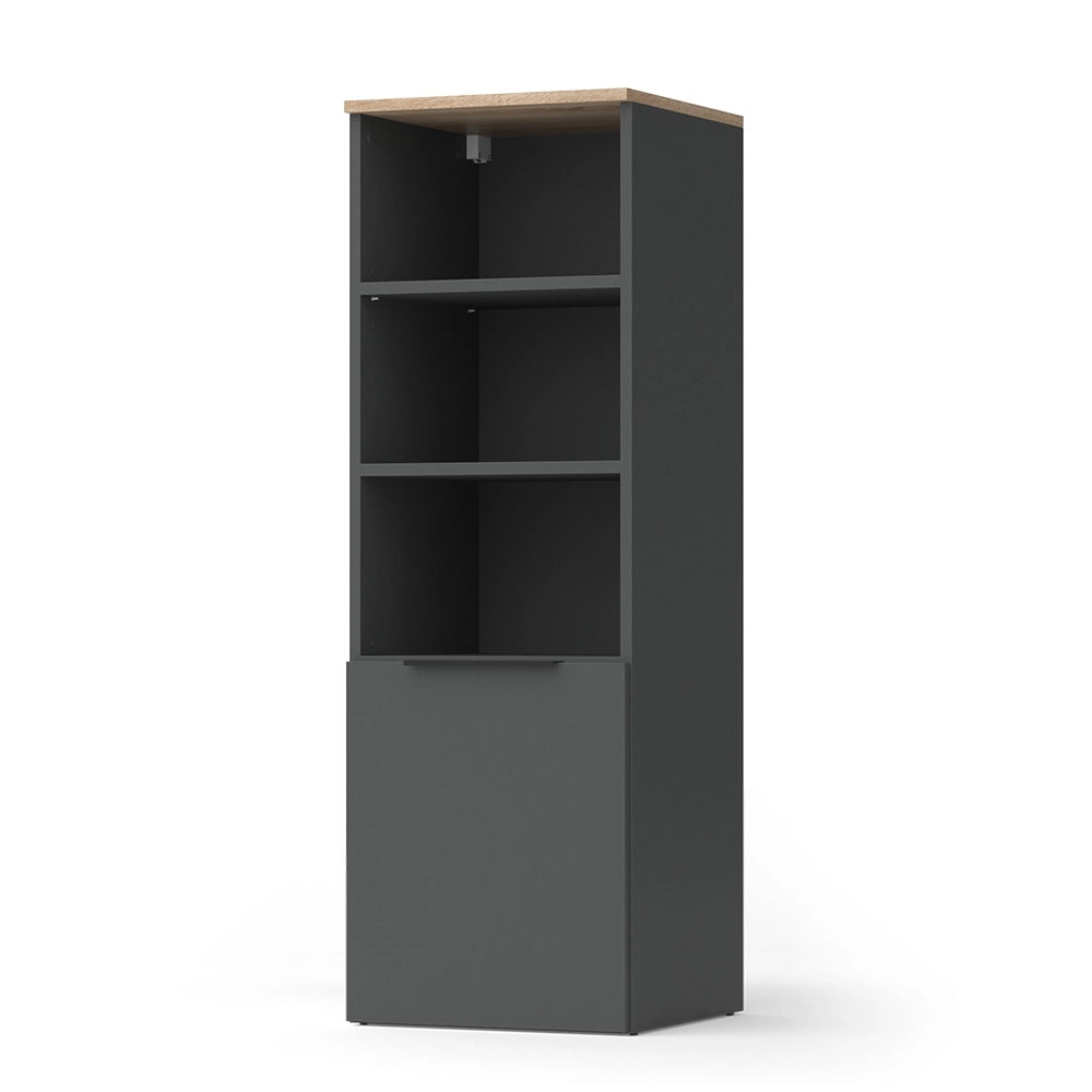 Vicco Armadio universale Antracite/Sonoma 40.2 x 120 cm con una porta