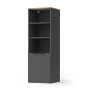 Vicco Armadio universale Antracite/Sonoma 40.2 x 120 cm con una porta