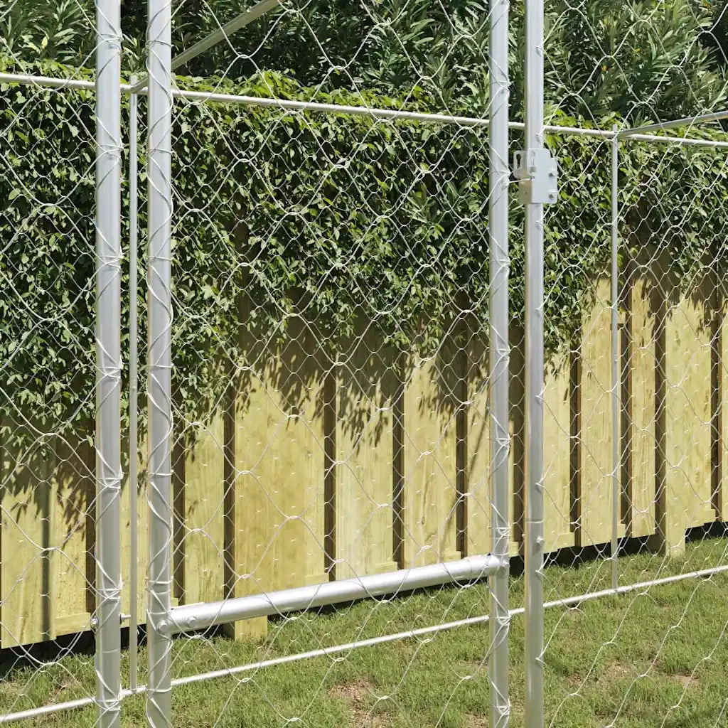 Gabbia per cani Argento 600 x 200 x 200 cm Acciaio zincato 3368310