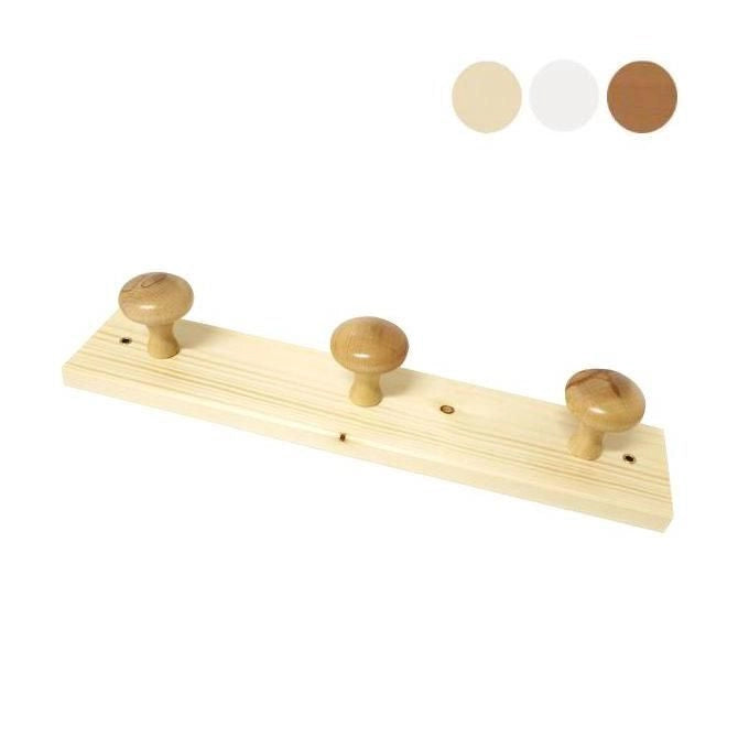 Calder Appendiabiti Legno Posti 2 Noce
