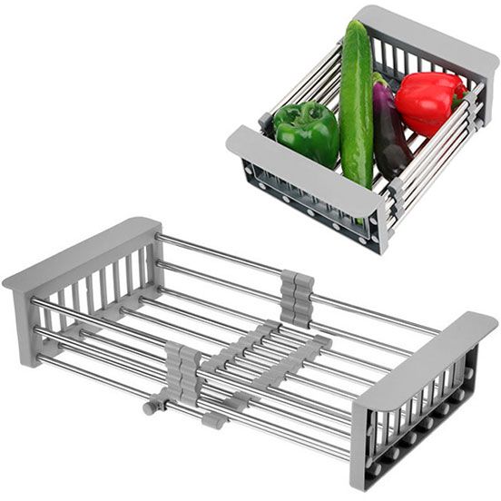 Scolapiatti Per Lavabo Grey 322101a