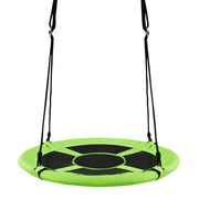 Altalena a nido per bambini in tessuto da giardino Nido Altalena 100CM 150KG Verde-Altalene e dondoli