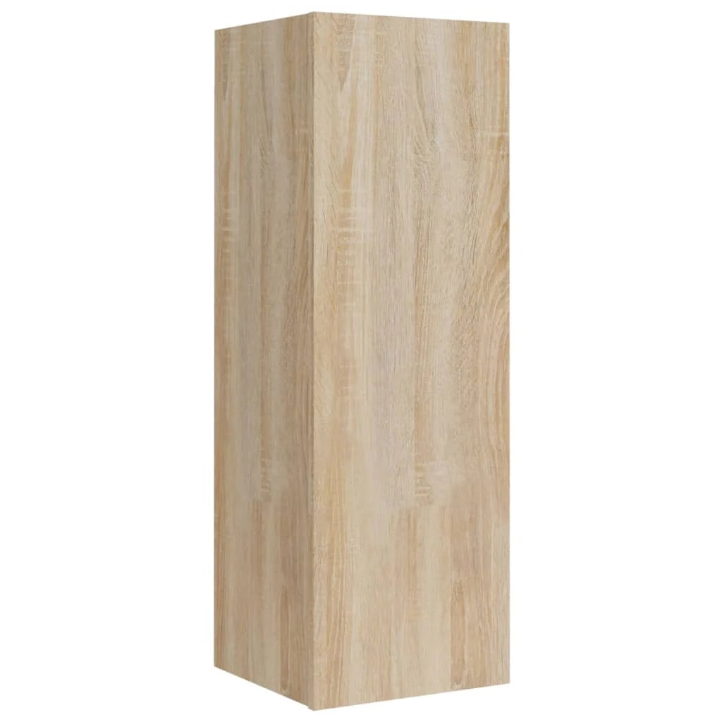 Set di mobili da 8 pezzi tra cui armadio credenza mobile porta TV soggiorno/camera da letto/salotto legno ingegnerizzato rovere Sonoma marrone 02_0025309