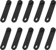 10 caviature in gomma nera - alimentazione - ufficio auto moto - universale - organizzatore.