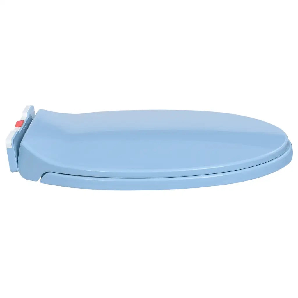 Copriwater Chiusura Ammortizzata e Sgancio Rapido Blu Ovale CFW6157086