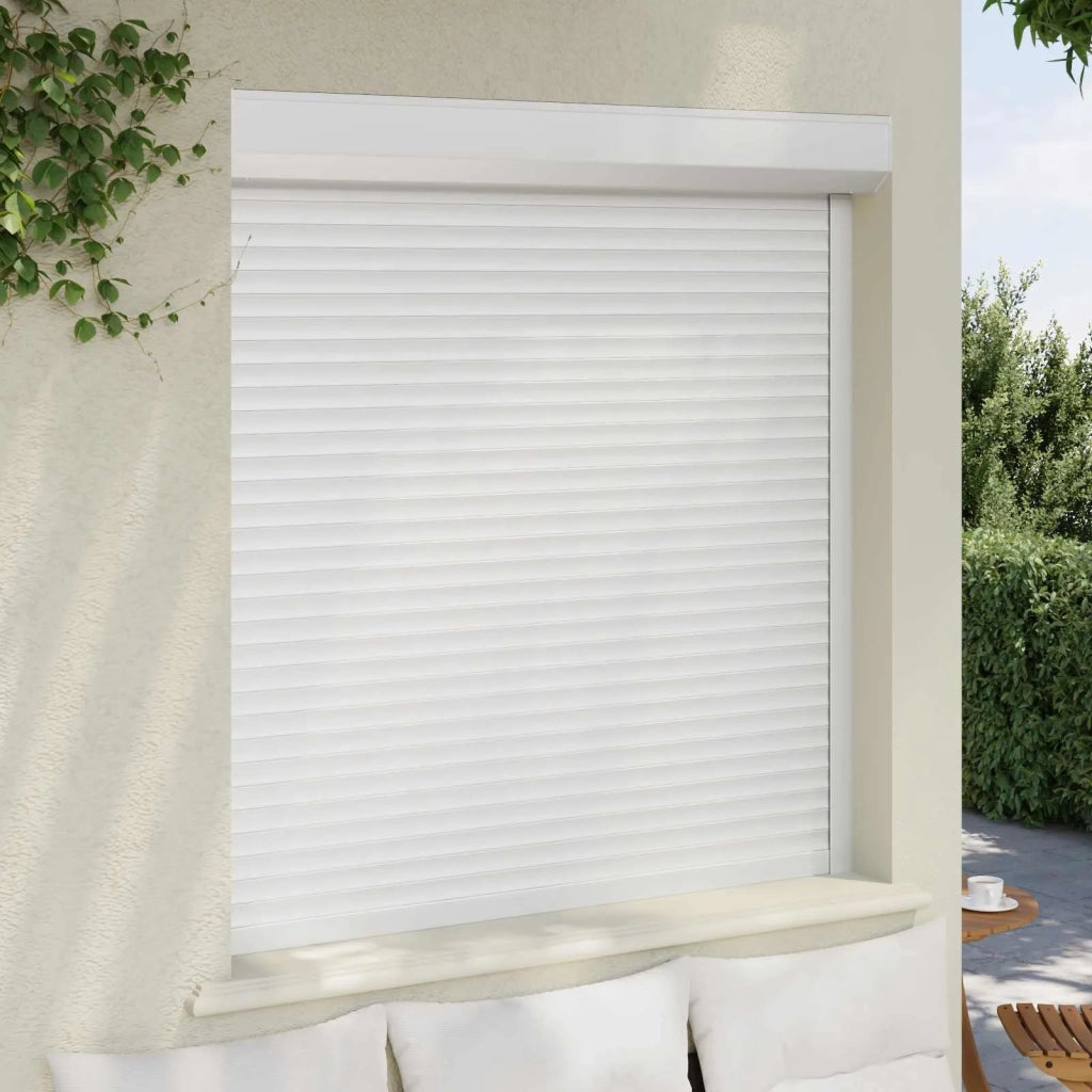 Persiana a rullo Bianco 130 x 140 cm Alluminio e poliuretano 42047060