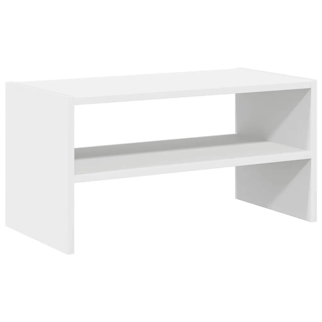 Scarpiera Impilabile Bianca 60x30x30,5 cm