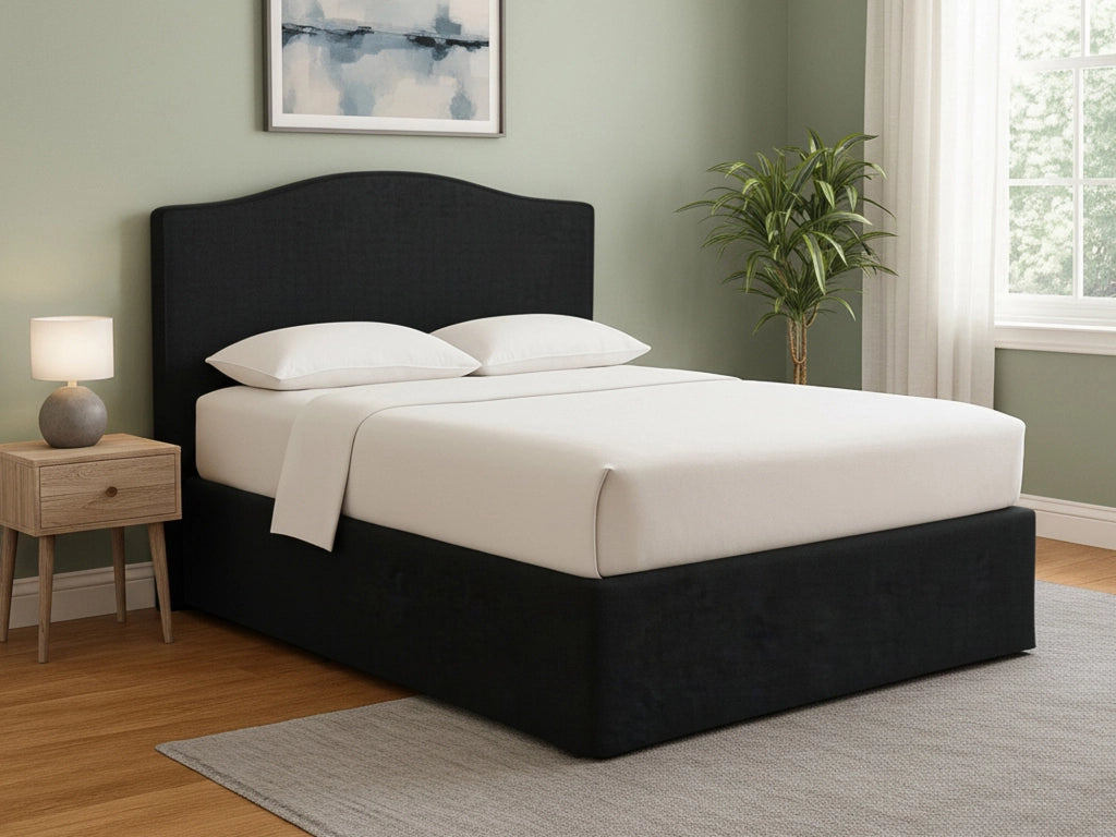 Batley, Letto Singolo Sfoderabile Made in Italy, Grigio Scuro