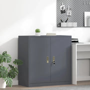 Armadio Antracite 90 x 40 x 90 cm Acciaio 891642
