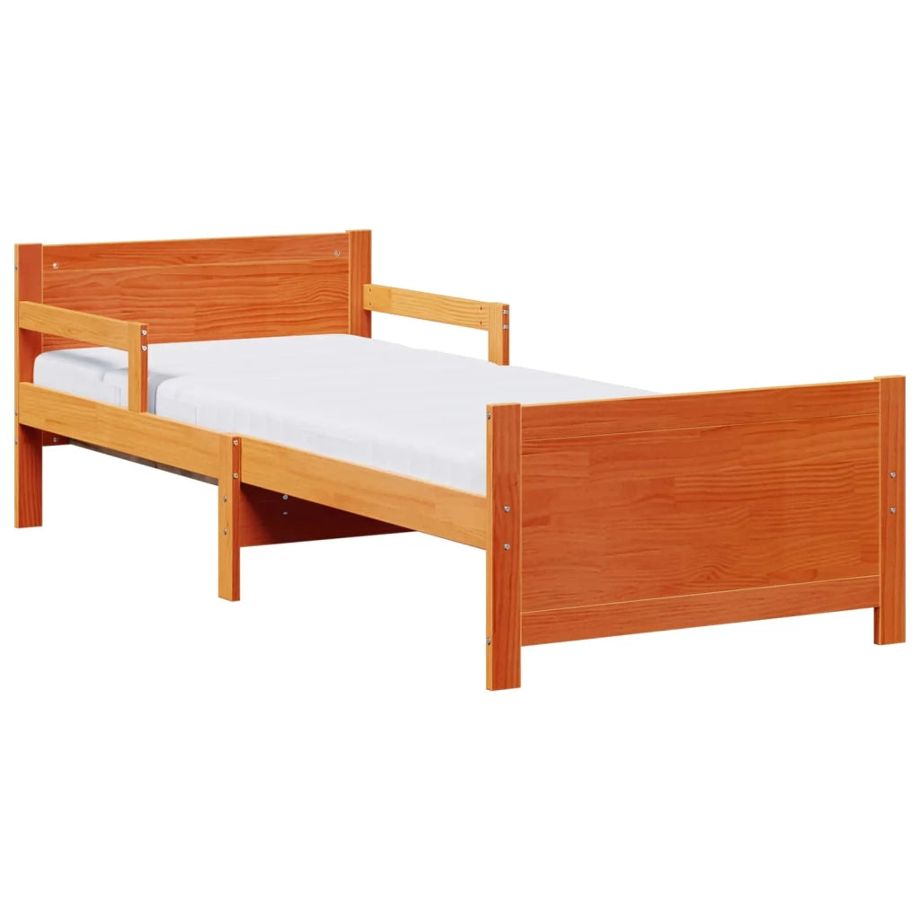 Struttura del letto Marrone 80 x 200 cm Pino massello 3385951