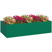 Fioriera Rettangolare da Giardino ¨C Zephmum ¨C Verde 240x120x60cm