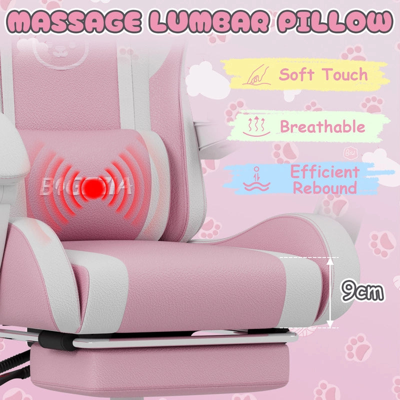 Sedia da gioco per bambini  con poggiapiedi, sedia ergonomica regolabile in altezza