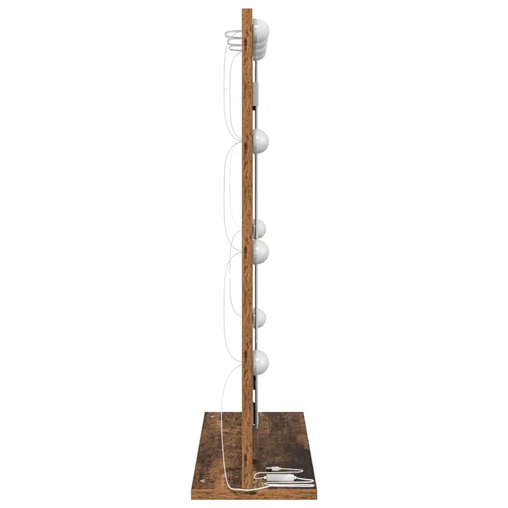 Specchio da Vanità Rovere fumé 70 x 50 x 18 cm Rettangolare 868337