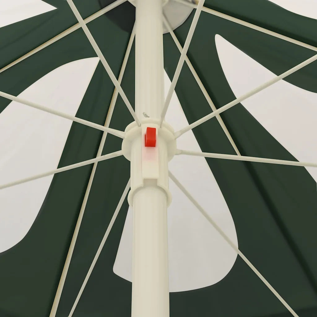 Ombrellone da Spiaggia Verde 240 cm 314713