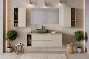 Set mobili bagno 80 cm con piano Dalia Cashmere 80 x 1401 x 46 cm