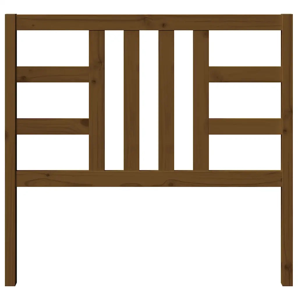 Testiera per Letto Ambra 106x4x100 cm in Legno Massello di Pino